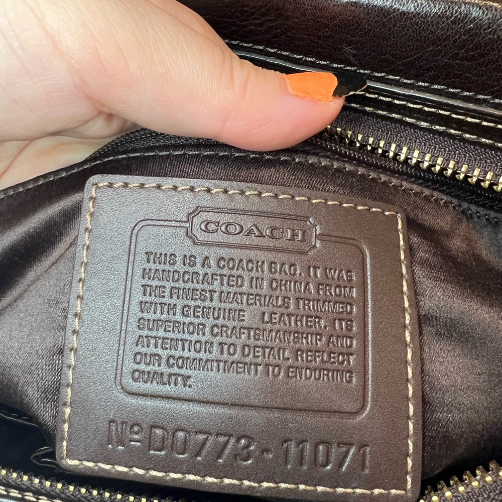 Coach Mini Hampton Signature Tote 👜 🤎✨ - Picture 12 of 12